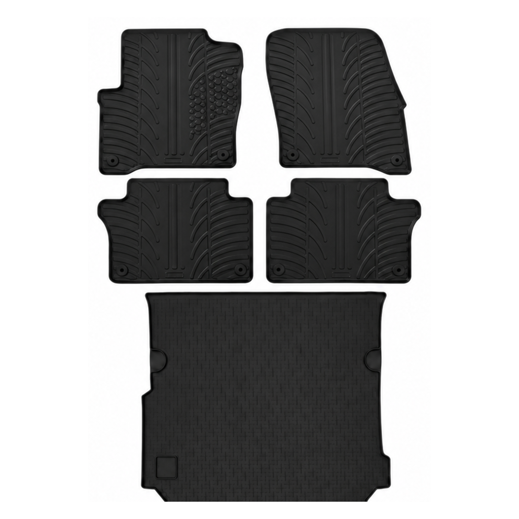 Travall Bundles VW Sharan (2010-2022) kit bagagliaio e tappetini in gomma