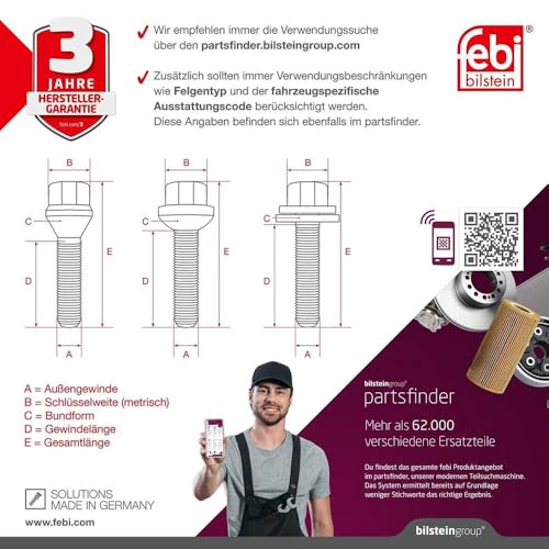 Febi Fissaggio ruote FE08476 ricambio