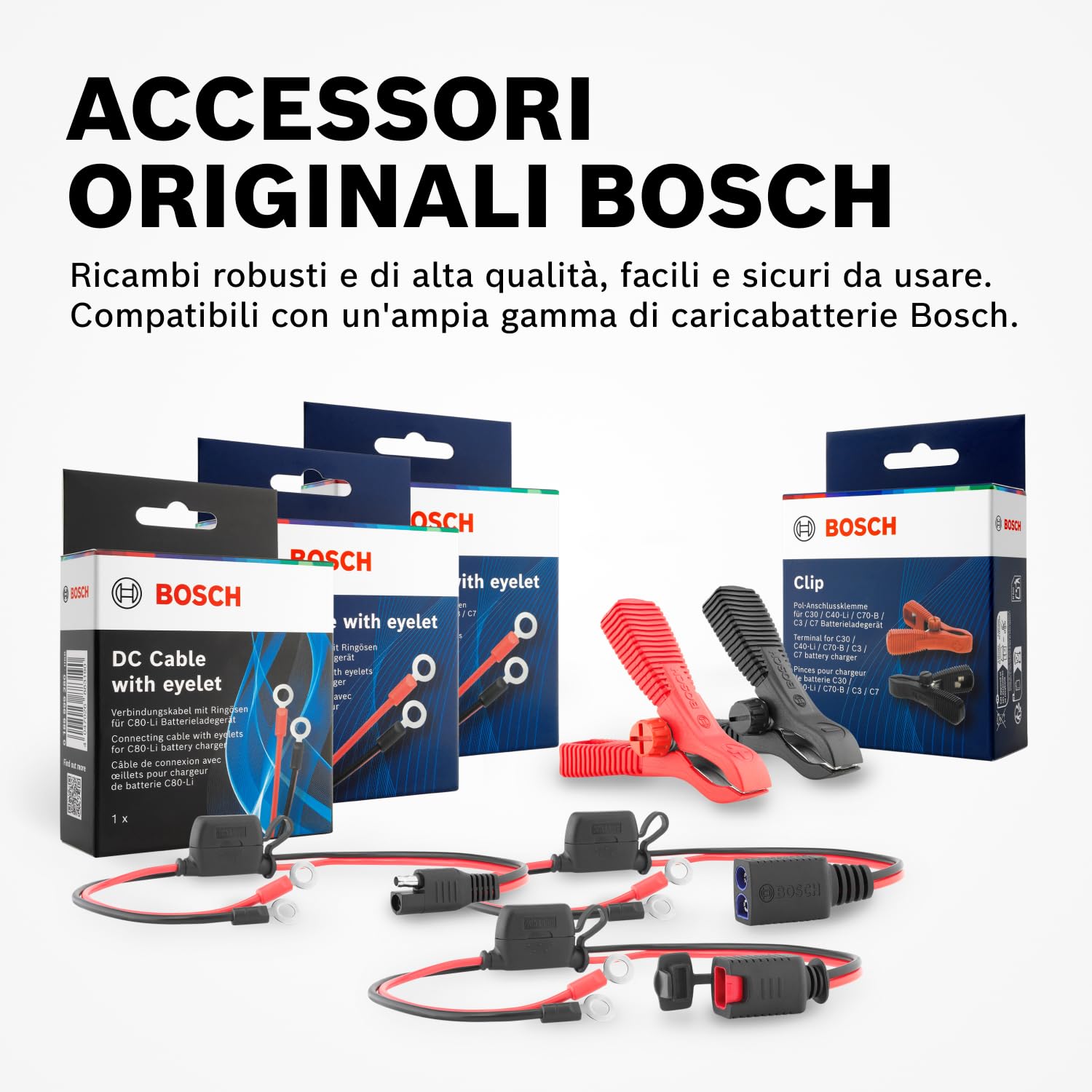 Bosch C10 caricabatterie auto 12 V 3,5 A per batterie al piombo e AGM
