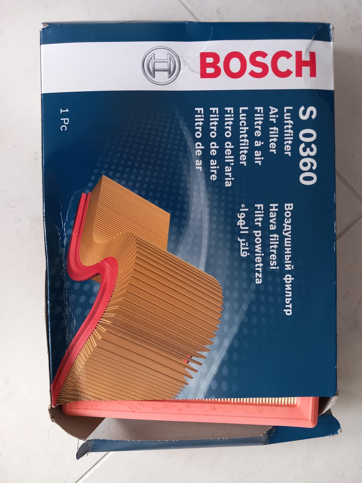Bosch Filtri S0360 filtro aria ricambio antiparticolato