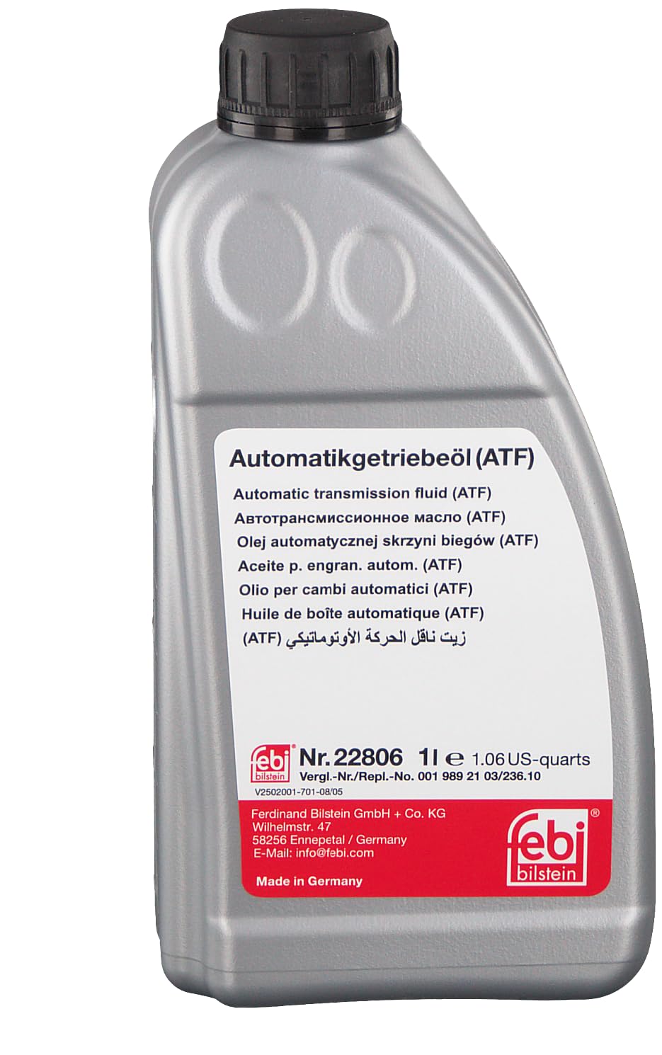 Bilstein Fluidi 30018 olio cambio automatico ATF 5 l rosso