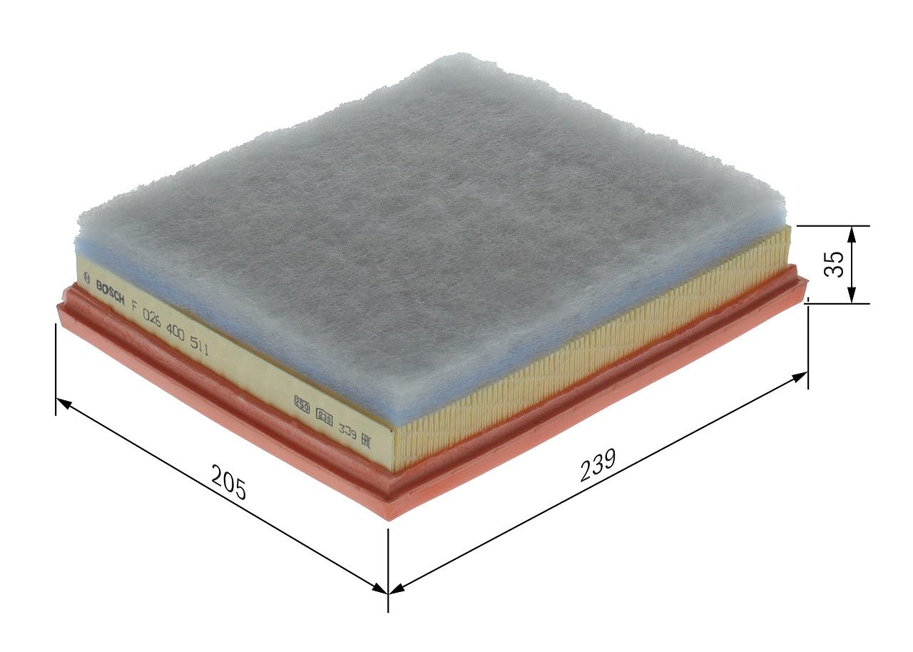 Bosch Filtri F026400511 filtro aria per motore