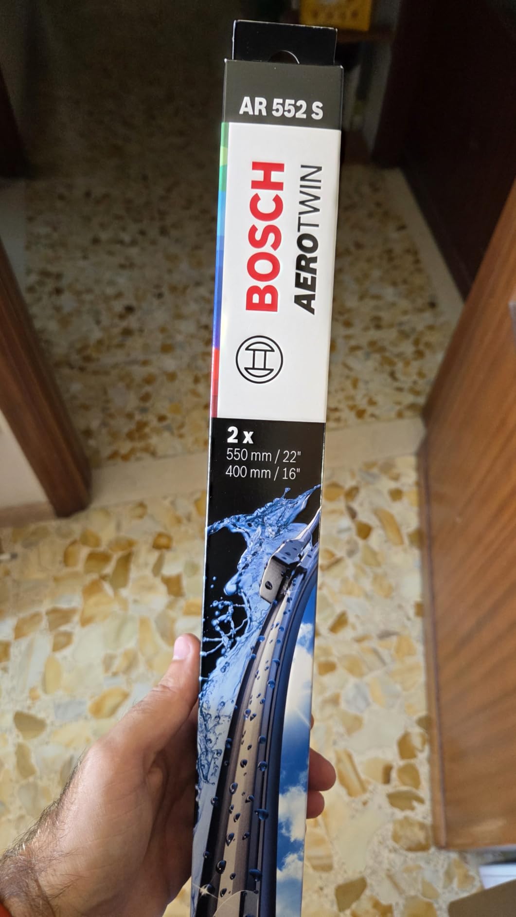 Bosch Spazzole tergicristallo AR552S anteriori 550/400 mm