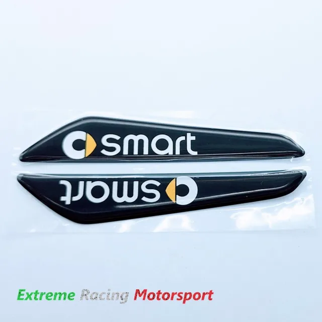 Xtreme Racing Decorazioni Auto e Adesivi Kit Protezione Sportelli Smart antiurto gomma 2 pezzi