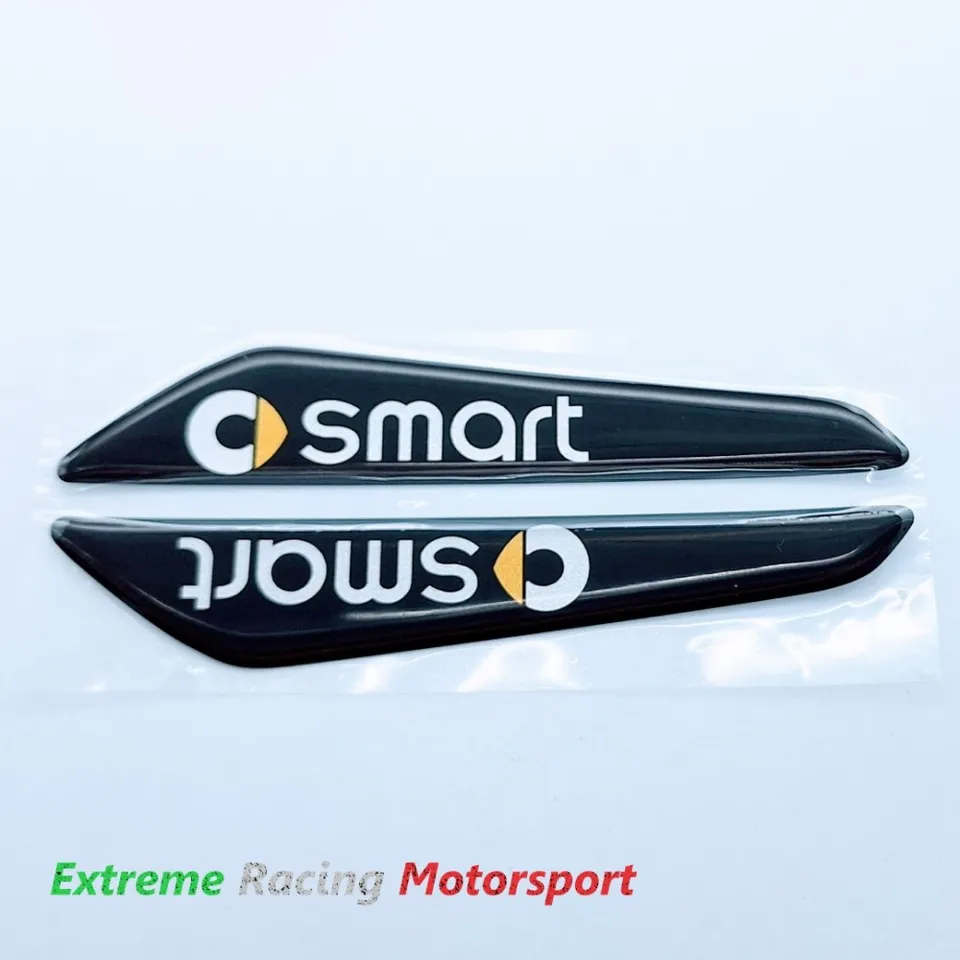 Xtreme Racing Decorazioni Auto e Adesivi Kit Protezione Sportelli Smart antiurto gomma 2 pezzi