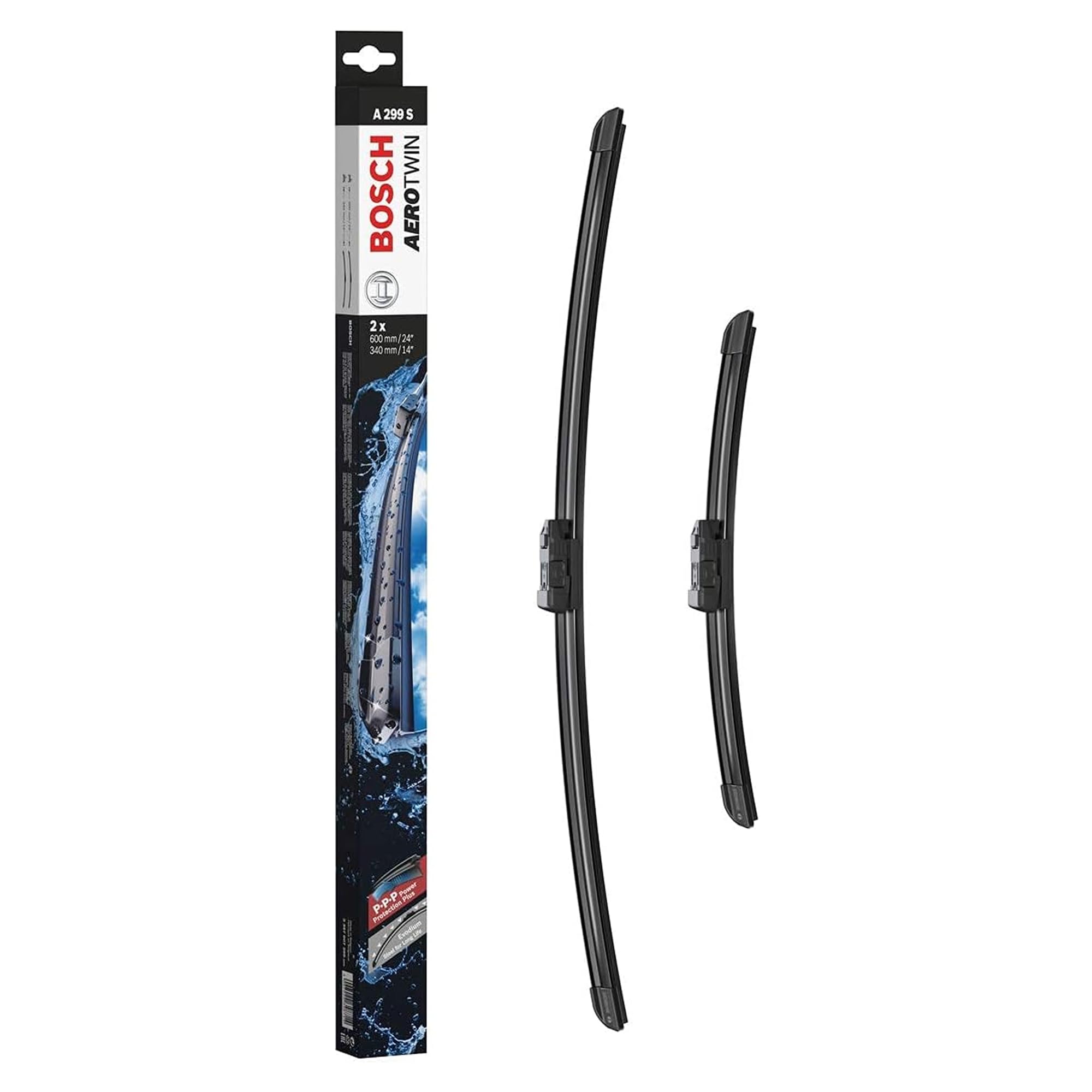Bosch Spazzole tergicristallo Aerotwin A299S kit 2 pezzi