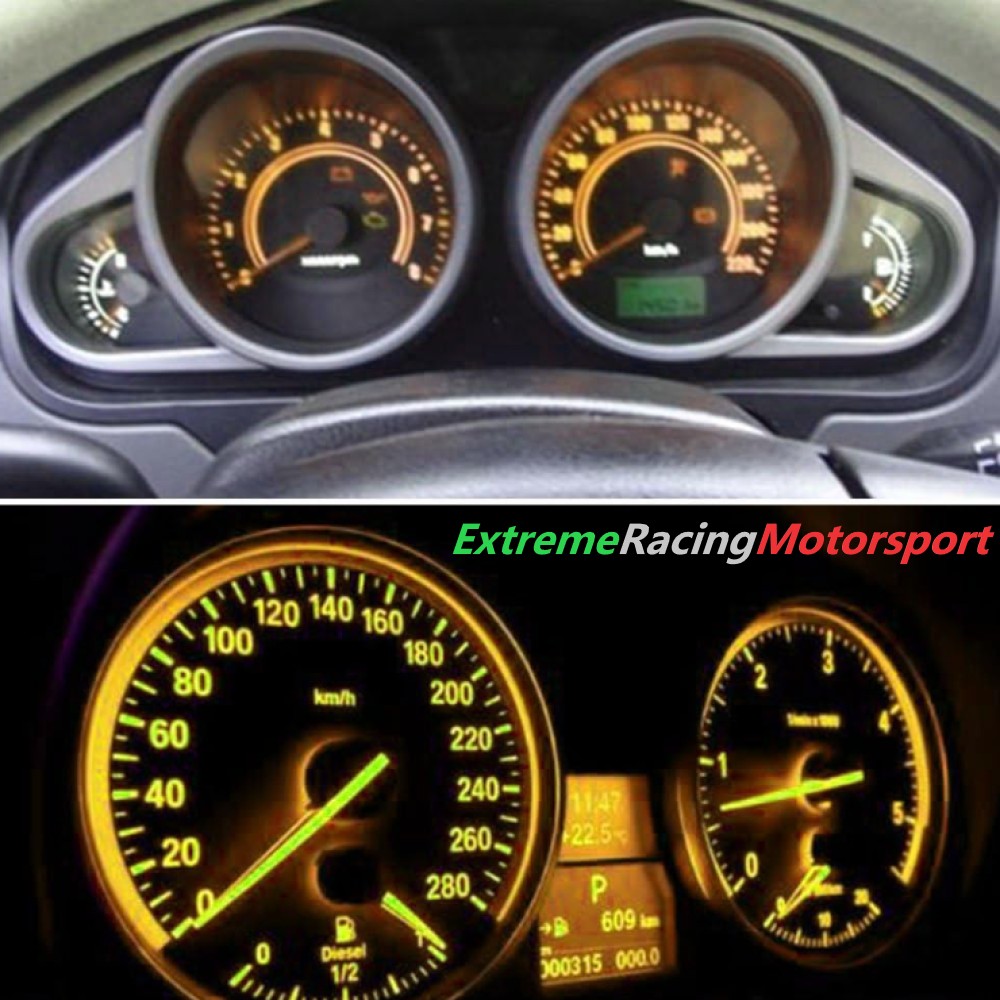Xtreme Racing Lampadine LED Strumentazione ERM T5W Coppia Gialle