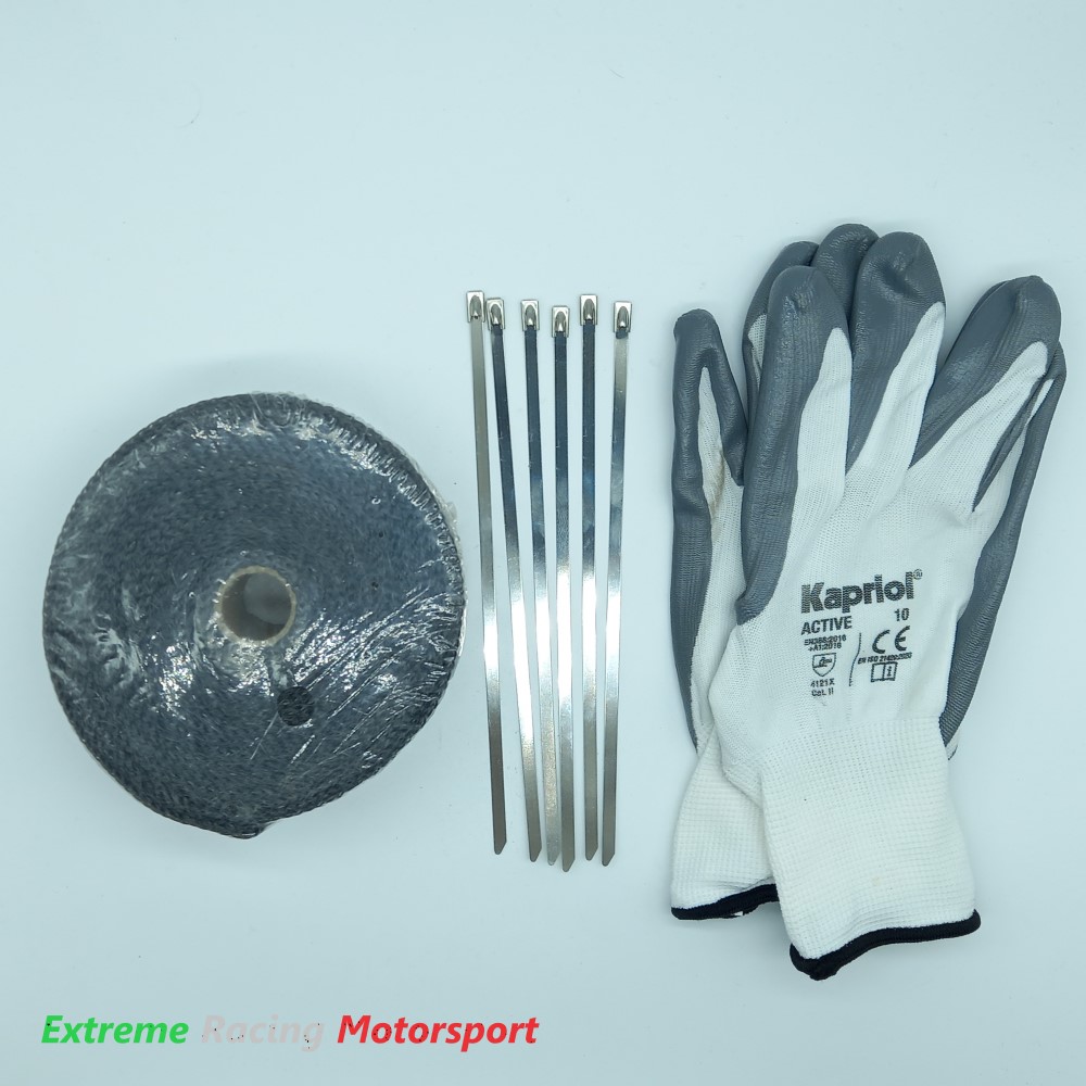 Xtreme Racing Impianto Carburante e Regolatori di Pressione benda termica scarico viola 10 m in fibra di vetro