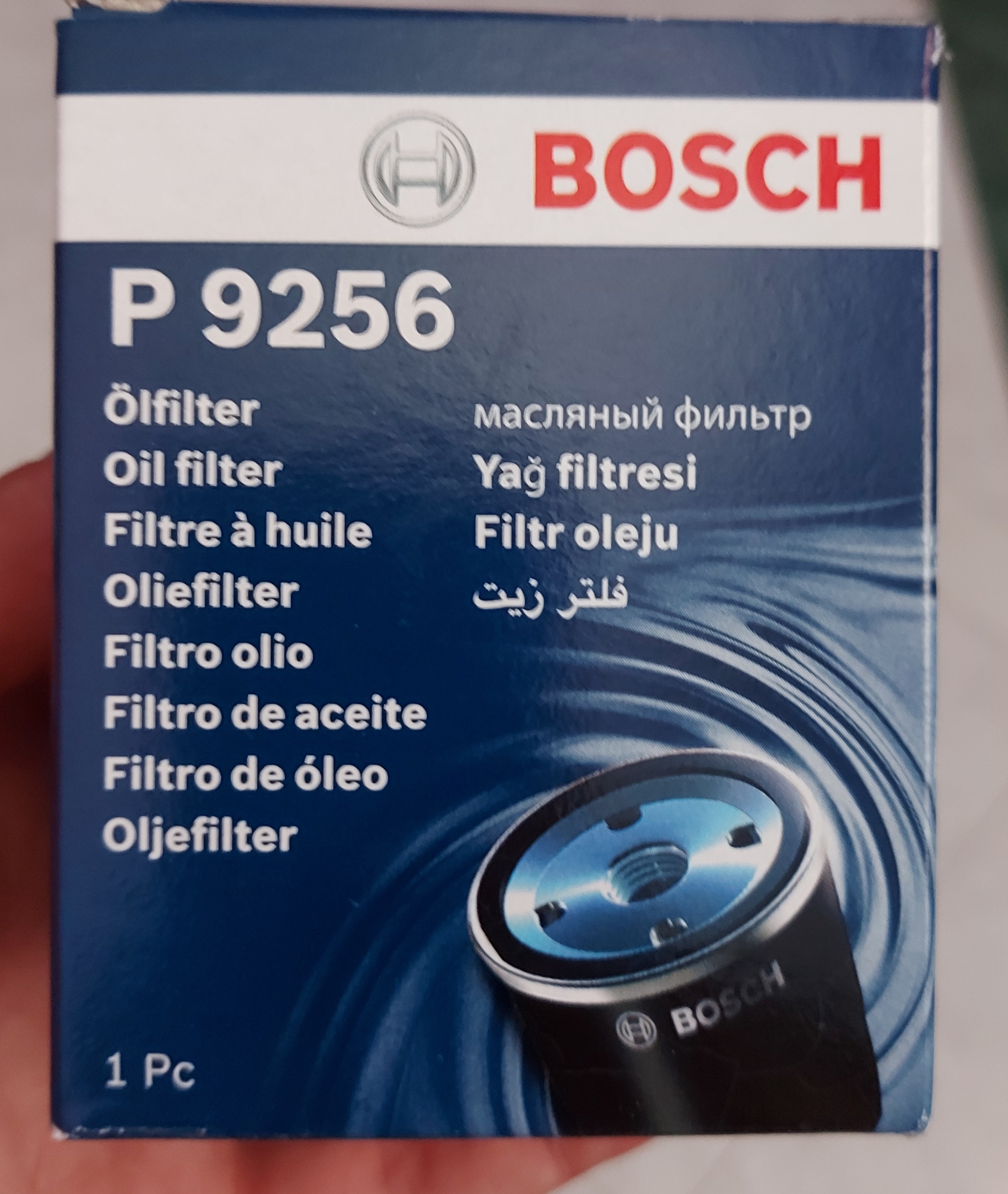 Bosch Filtri P9256 filtro olio auto antiperdite