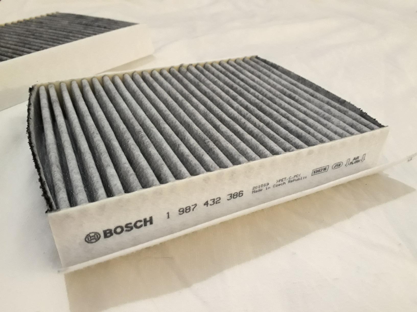 Bosch Filtri 1987432386 filtro abitacolo carboni attivi 2 pezzi