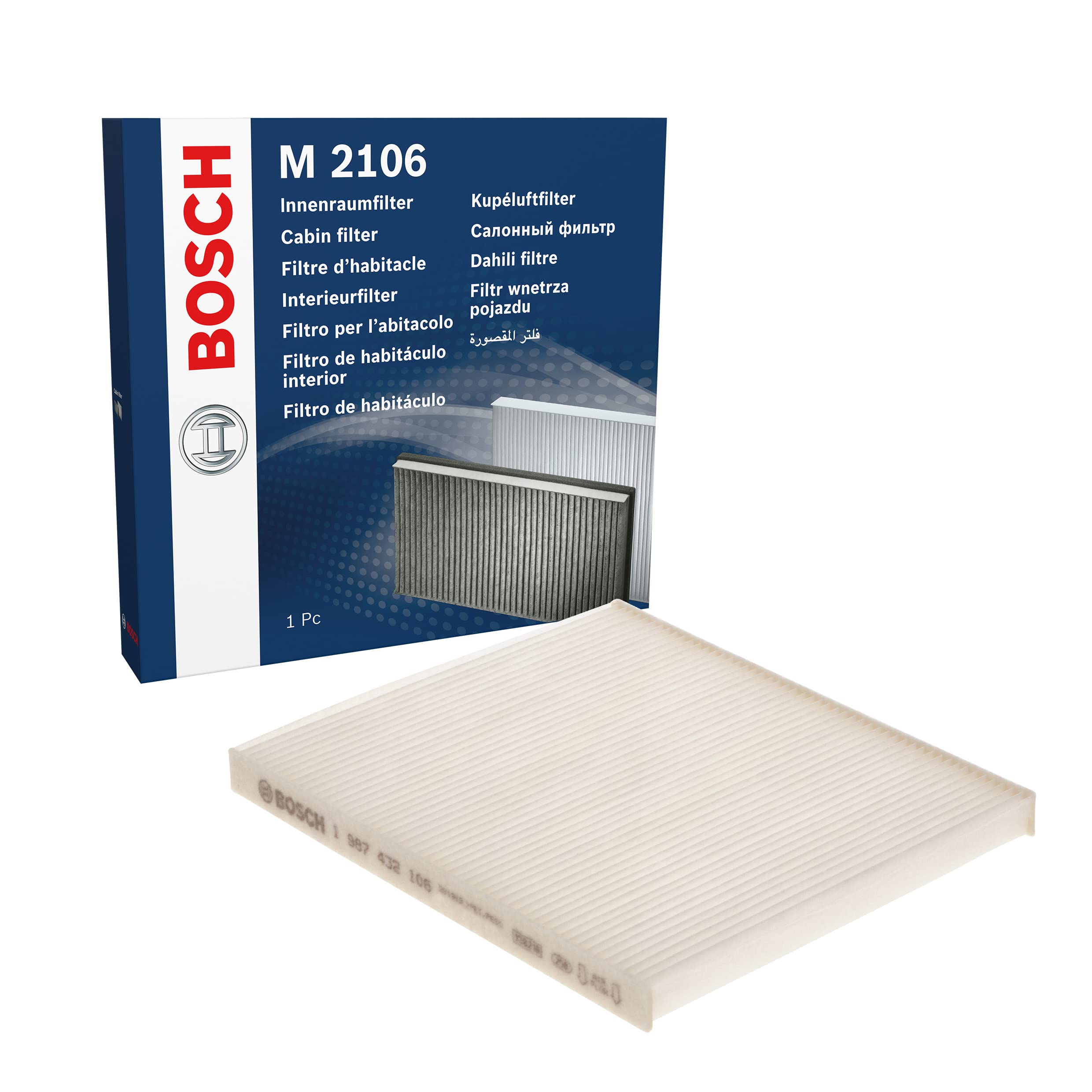 Bosch HCP Filtri 1987432106 filtro abitacolo Standard 1 pezzo antiodore