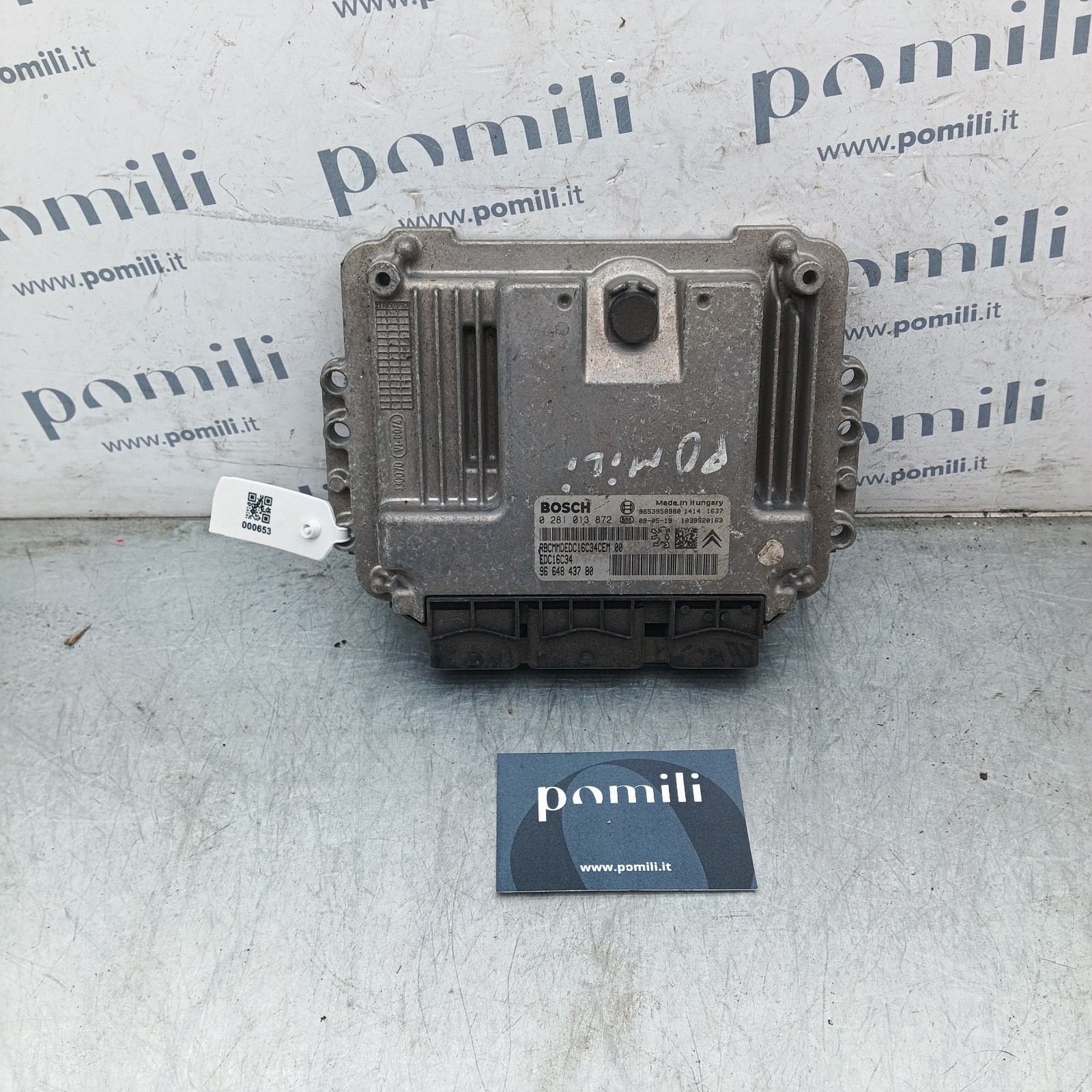Pomili Motorini avviamento, alternatori, ECU e cavi Centralina motore Bosch 9653958980