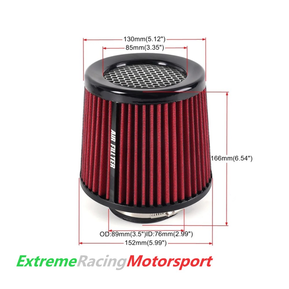 Xtreme Racing Filtri Aria Filtro Aria Aspirazione Diretta ERM 60 mm conico cotone