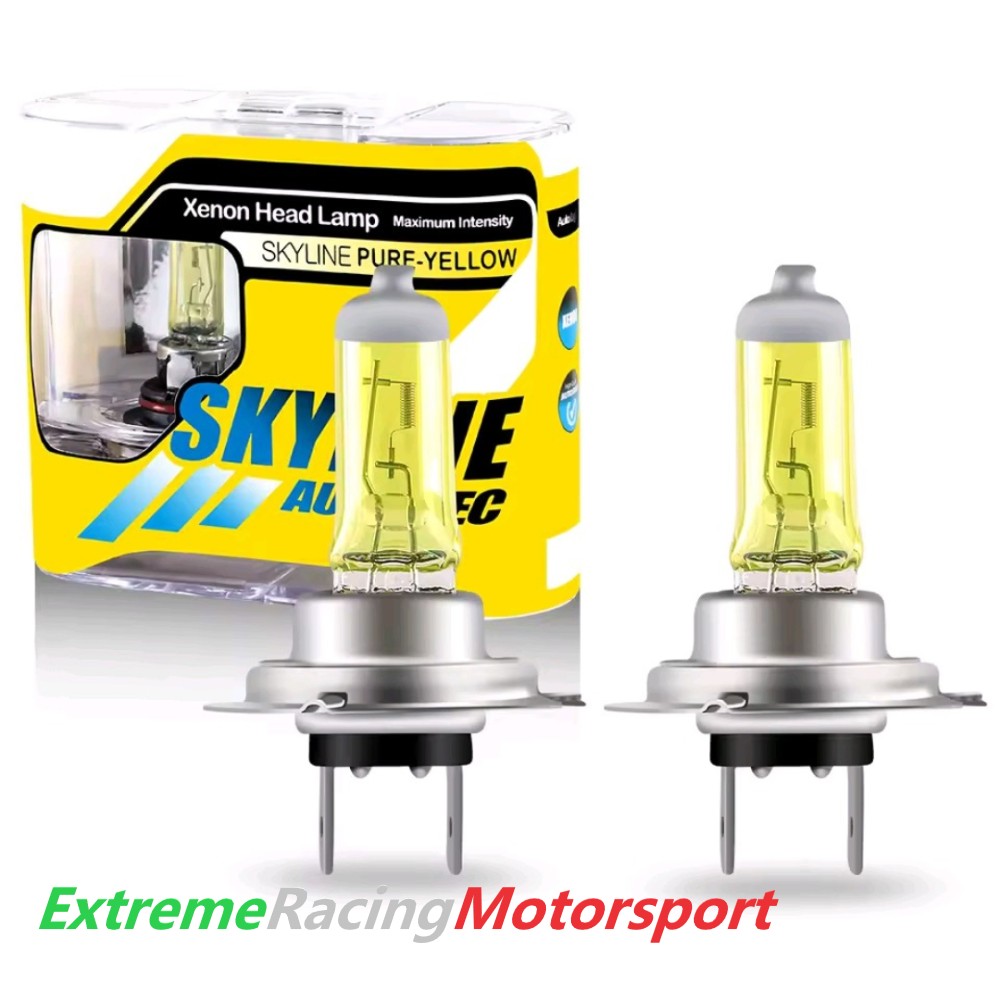 Xtreme Racing Lampadine LED ERM Alo3000K H7 lampade alogene coppia gialle 3000K