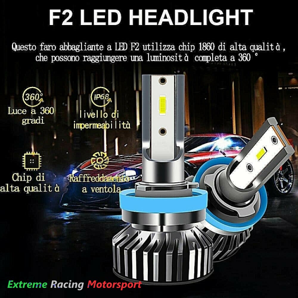 Xtreme Racing Lampadine LED ERM 20K HB4 9006 coppia 6000K