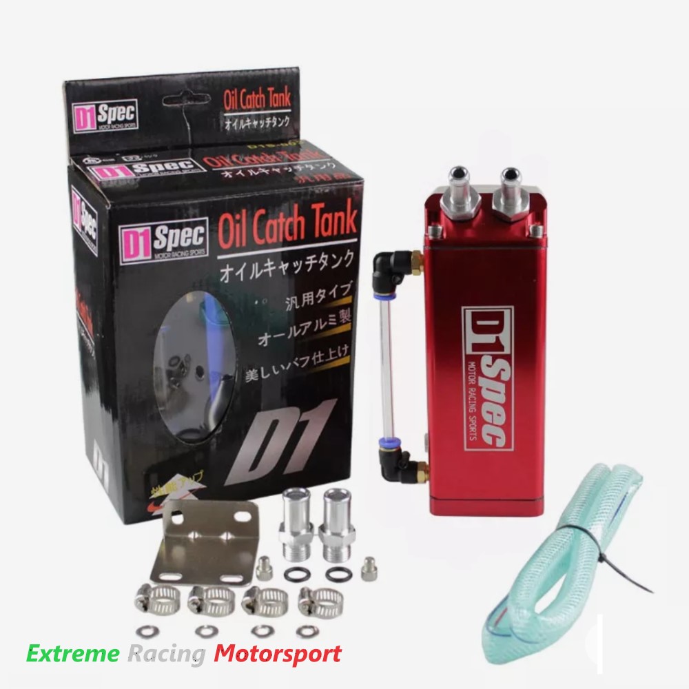 Xtreme Racing Filtri Olio e Carburante Serbatoio Square RVO Rosso recupero vapori olio