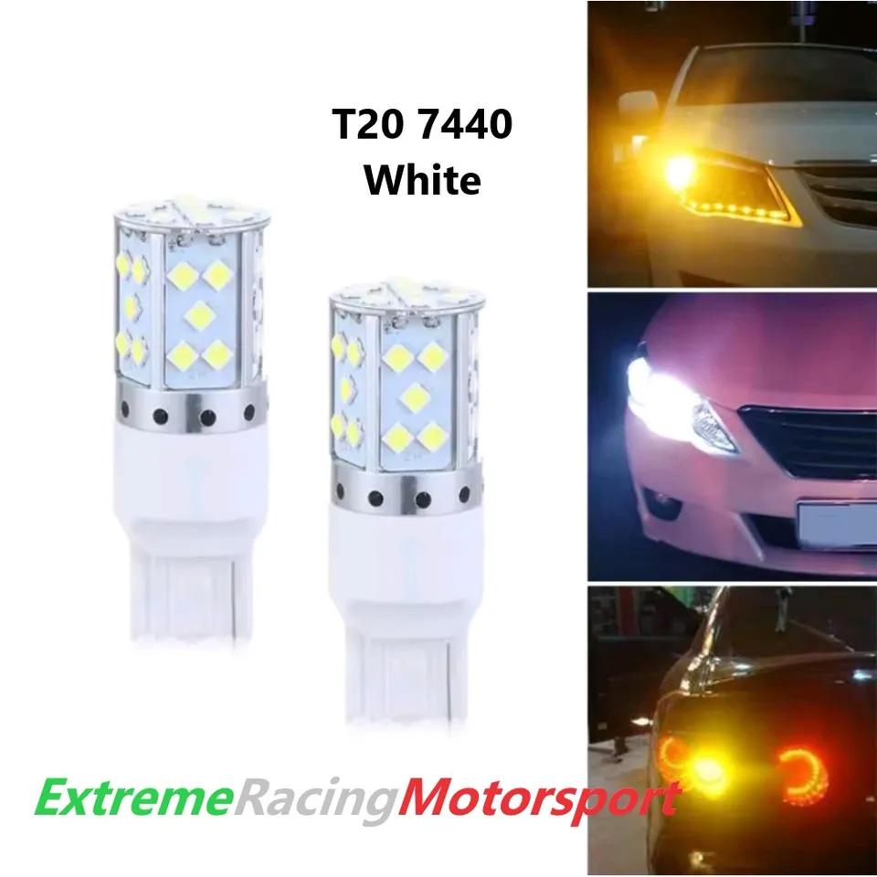 Xtreme Racing Lampadine LED 7440 T20 W21W WHITE lampadine bianco ghiaccio 2 pezzi