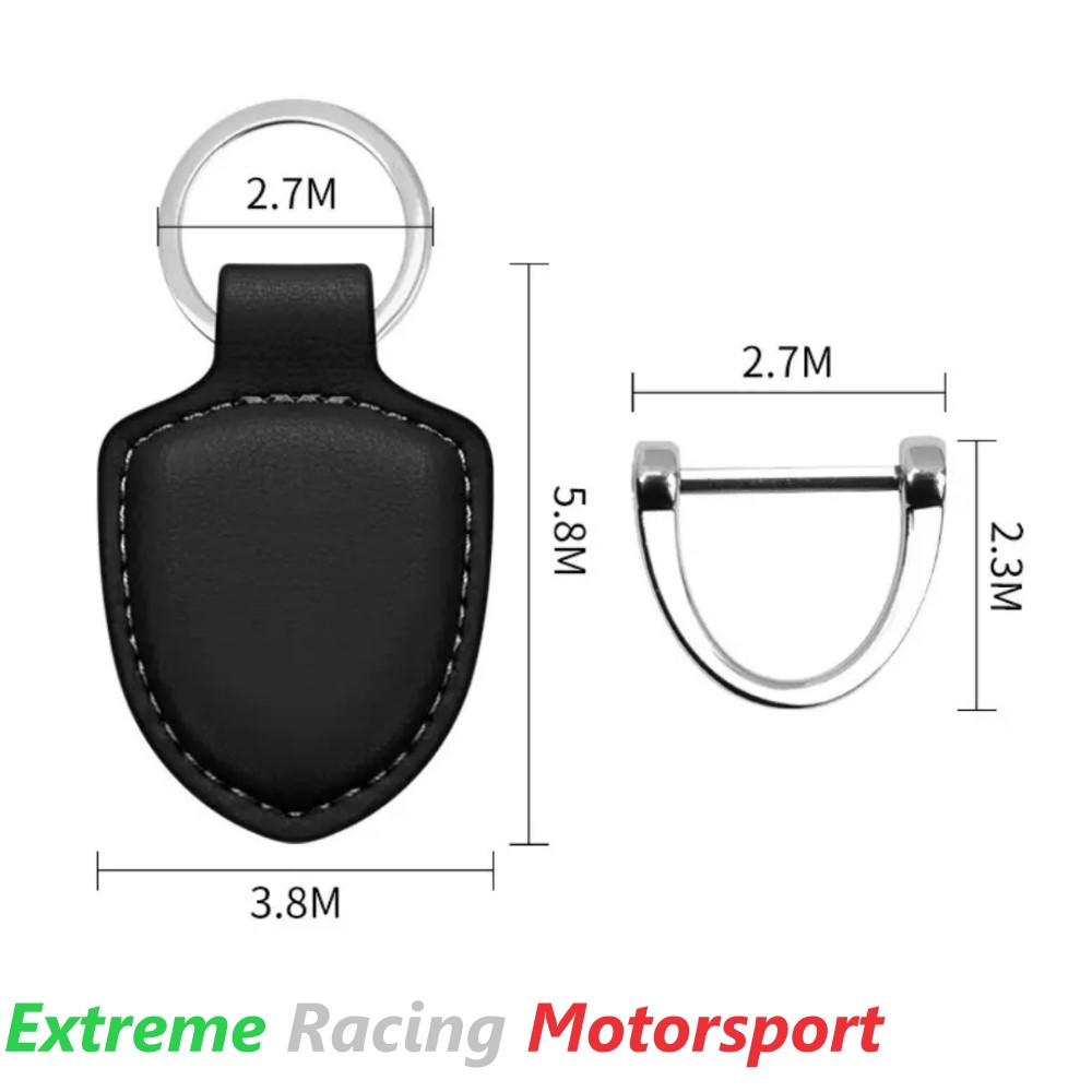 Xtreme Racing Portafogli e Articoli in Ecopelle New25 portachiavi rosso 5,8 x 3,8 cm
