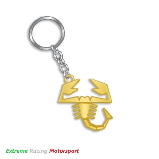 Xtreme Racing Decorazioni Auto e Adesivi portachiavi Scorpione metallo gold