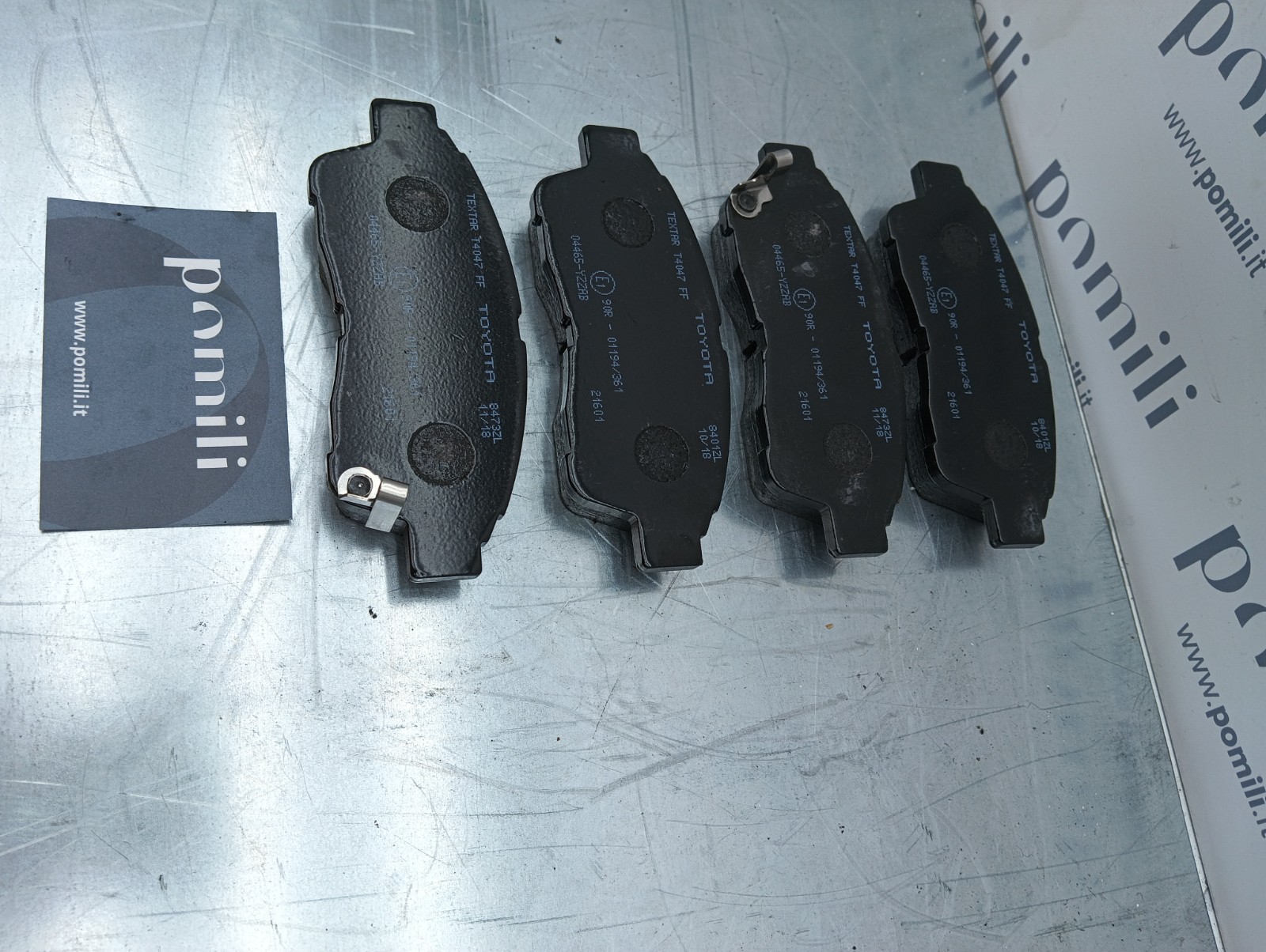 Pomili Freni e ricambi 04465-YZZAB pastiglie freni Toyota/Lexus nuove