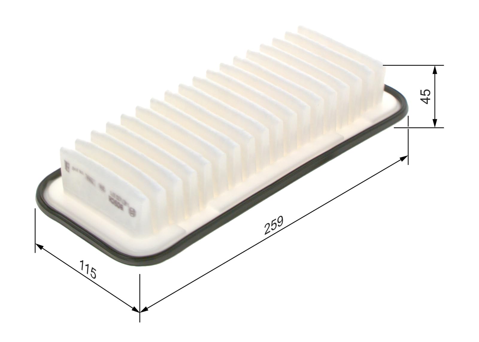 Bosch Filtri 1457433971 filtro aria motore inserto