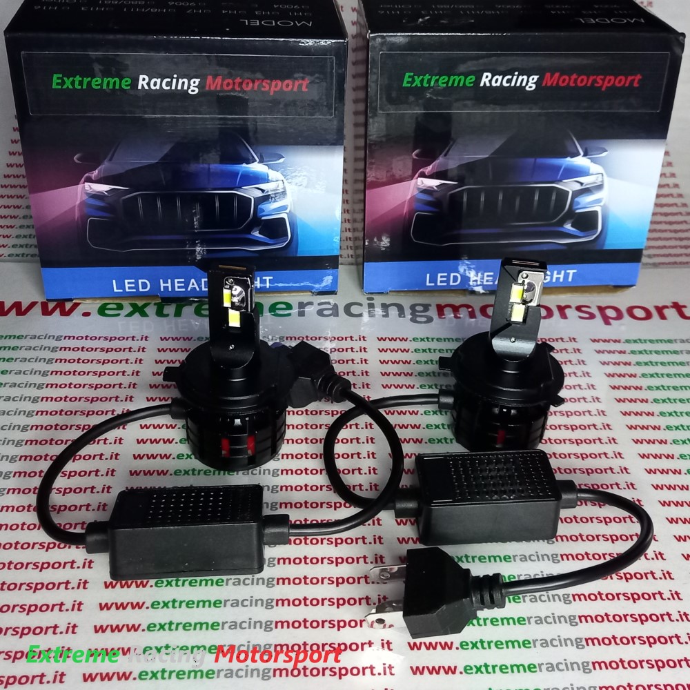 Xtreme Racing Lampadine LED Lampade Led ERM V1 Black Edition H5 coppia 6000K CANBUS