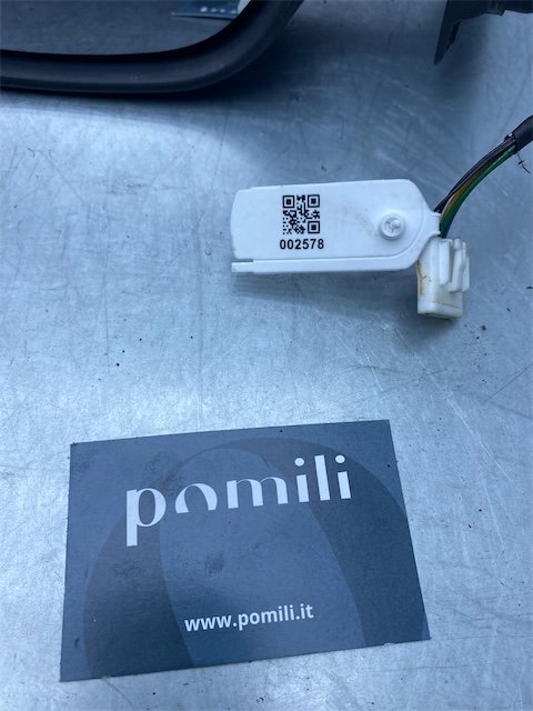Pomili Cristalli Retrovisore est. SX LANCIA YPSILON (TE) (09/06>12/08<) sinistro