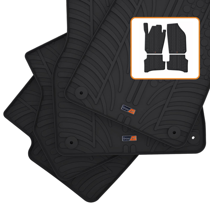 Travall Car Mats Skoda Fabia (2014-2021) tappetini gomma su misura