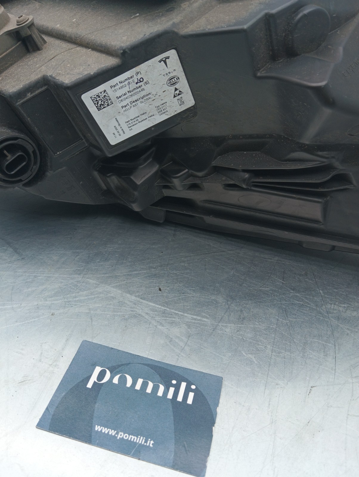 Pomili Fanaleria Tesla Model Y Model 3 1514952-00E faro sinistro usato
