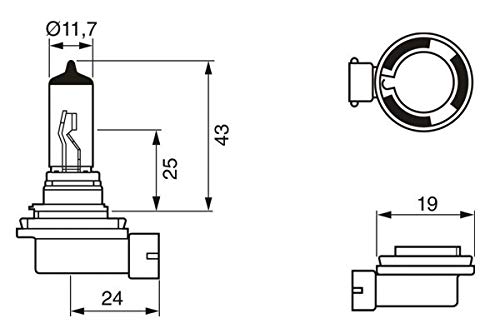 Bosch HCP Lampadine e illuminazione 1987301154 lampadina H11 12 V 55 W