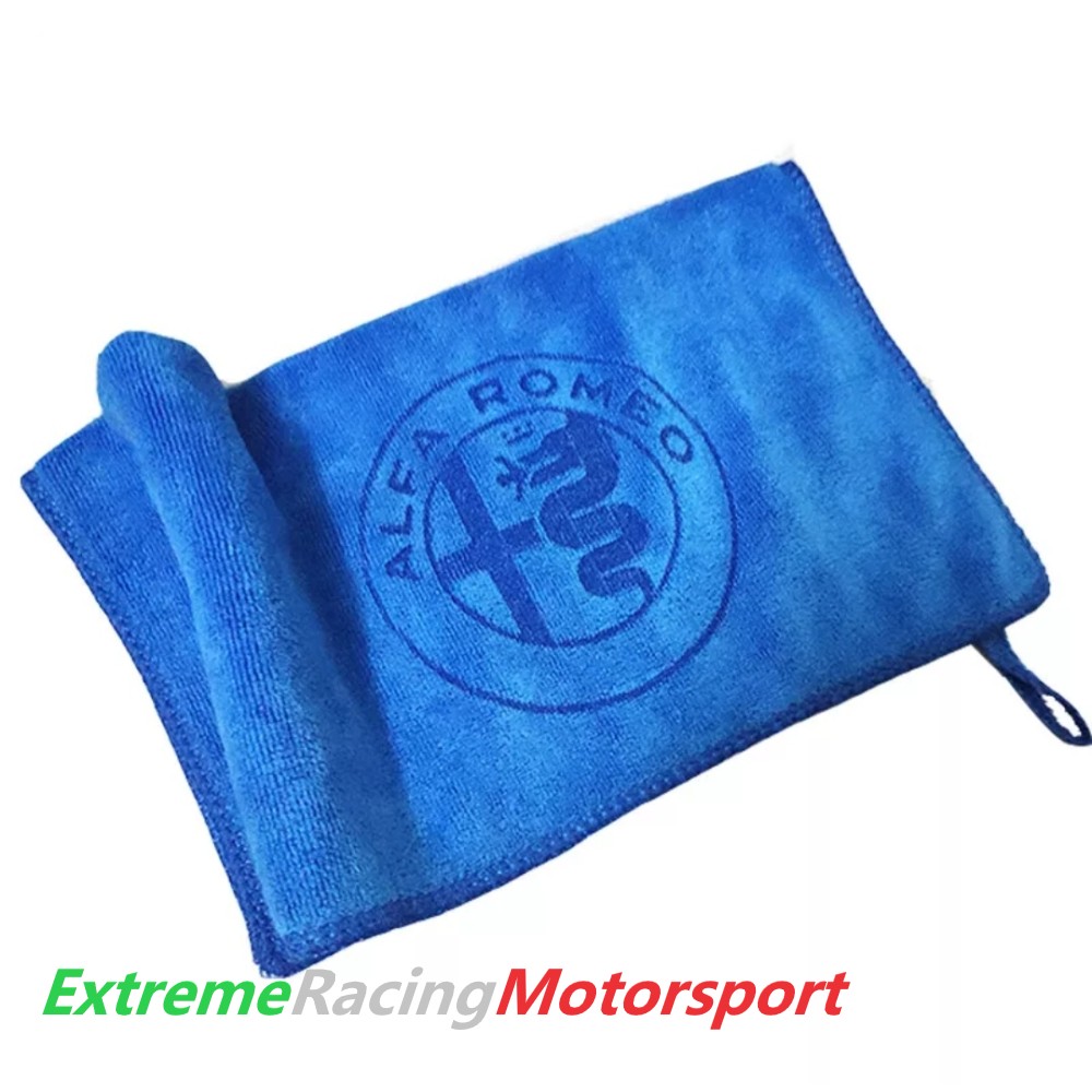 Xtreme Racing Decorazioni Auto e Adesivi Panno in microfibra Alfa Romeo blu 30x30 cm