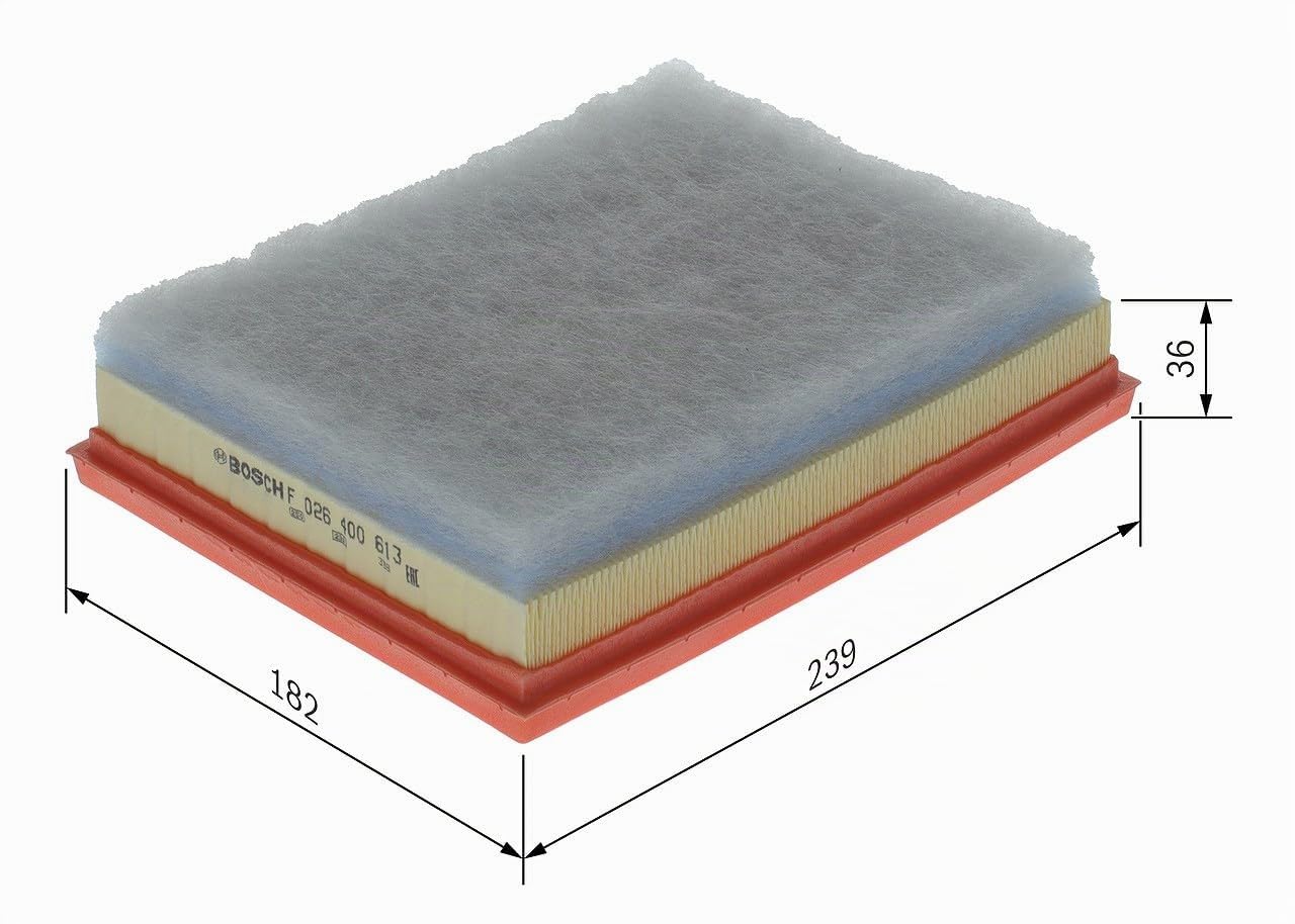 Bosch Filtri F026400613 filtro aria 239,4 × 182 × 36,3 mm