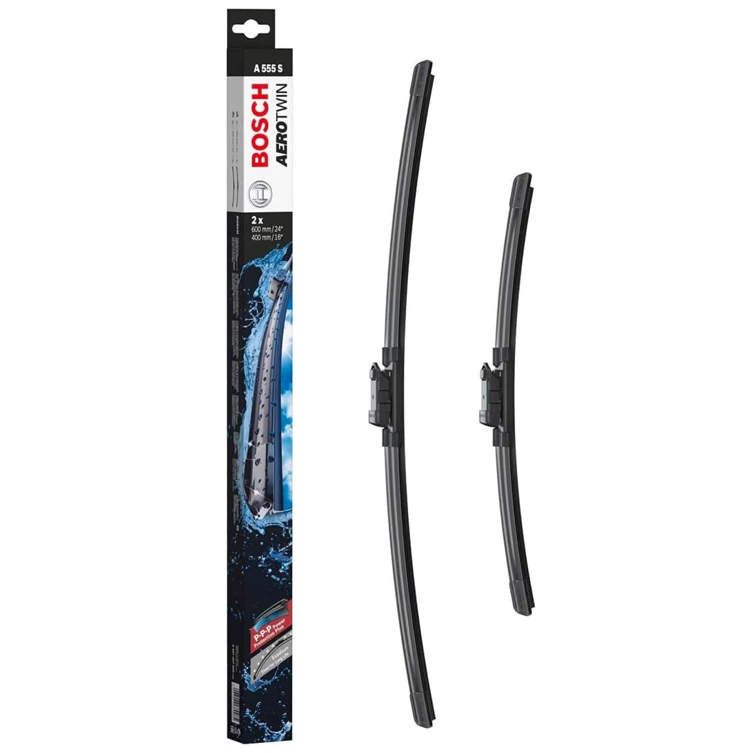 Bosch Spazzole tergicristallo Aerotwin eA 555 S tergicristalli anteriori 2 pezzi