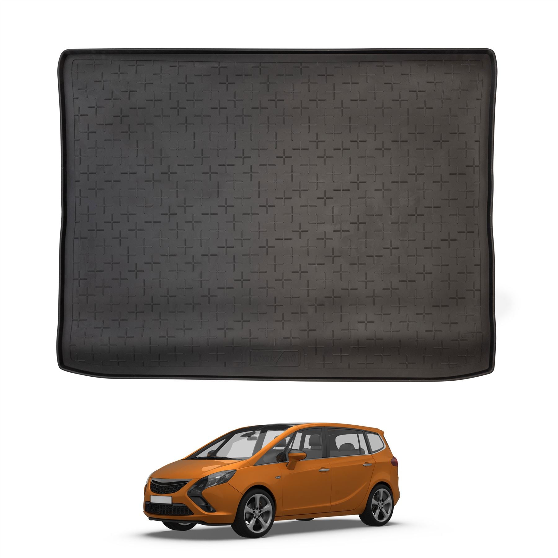 Travall Trunk Liners Vauxhall Zafira Rubber Boot Liner 2012-2018