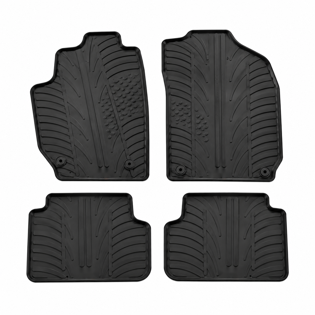 Travall Car Mats Skoda Fabia Rubber Car Mat 2007-2014 in gomma su misura