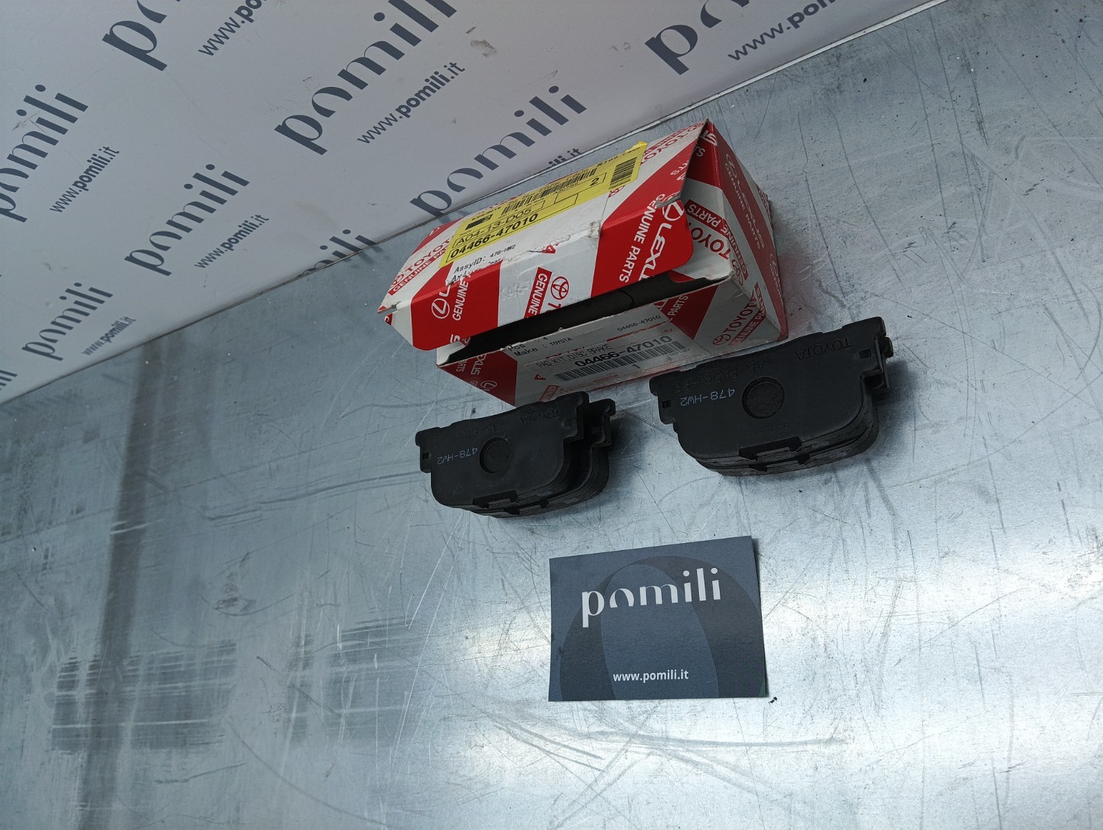Pomili Freni e ricambi 04466-47010 pastiglie freno Toyota Prius Corolla usate