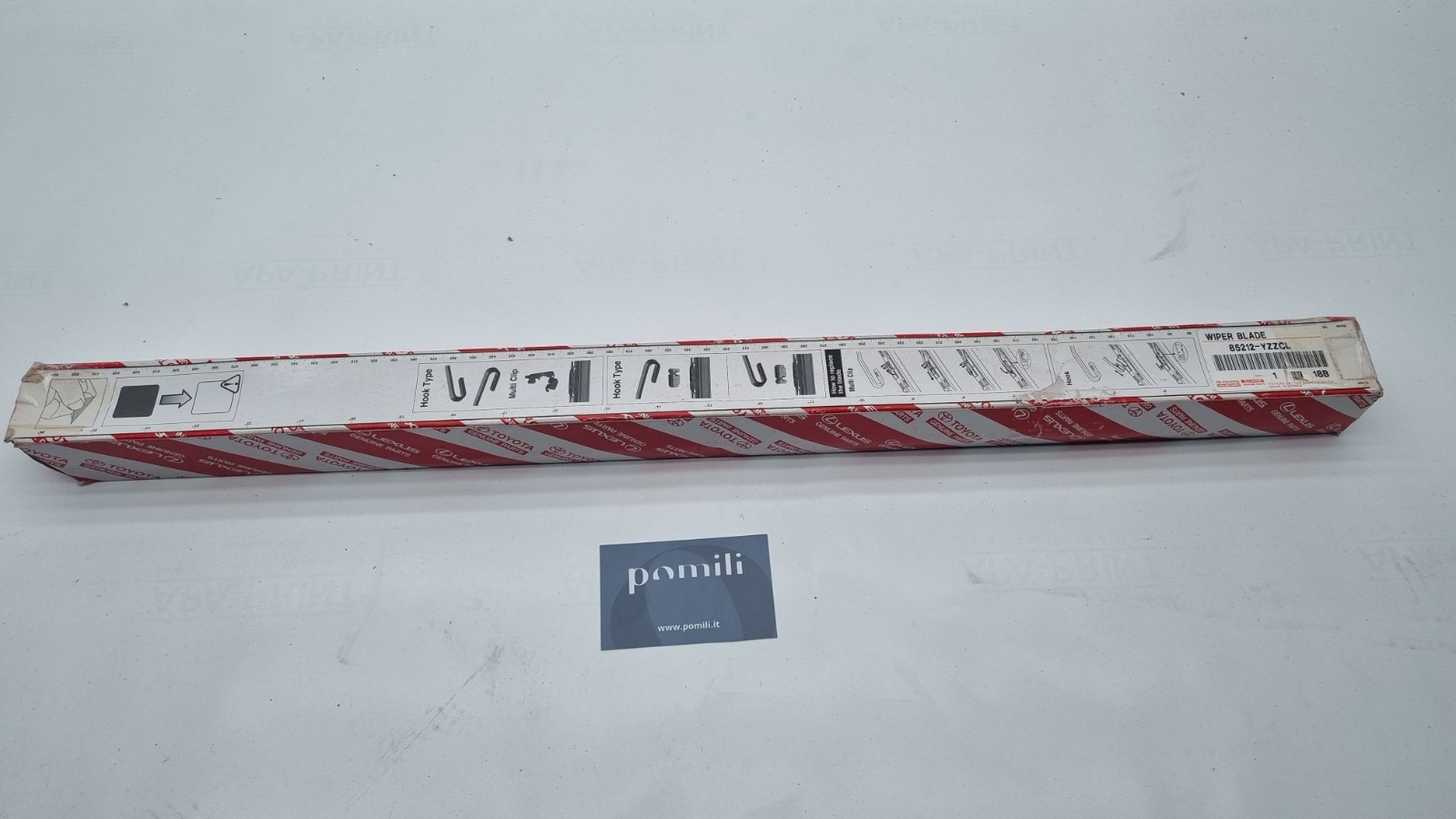 Pomili Cristalli Spazzola tergicristalli anteriore Toyota Lexus 525 mm singola