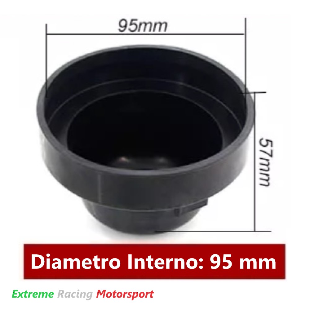 Xtreme Racing Accessori Illuminazione LED Tappi Maggiorati per fari 95 mm CAPS VALVE gomma