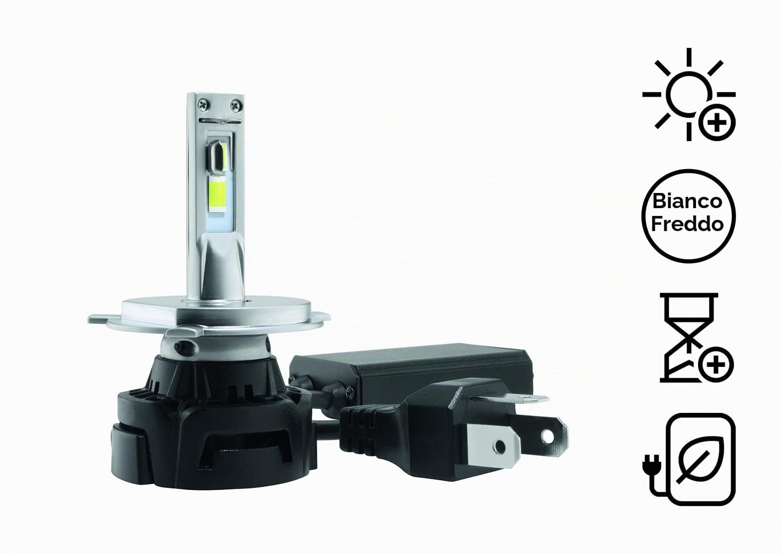 Bosch Lampadine e illuminazione H4 LED Gigalight lampadine 2 pezzi 6000K