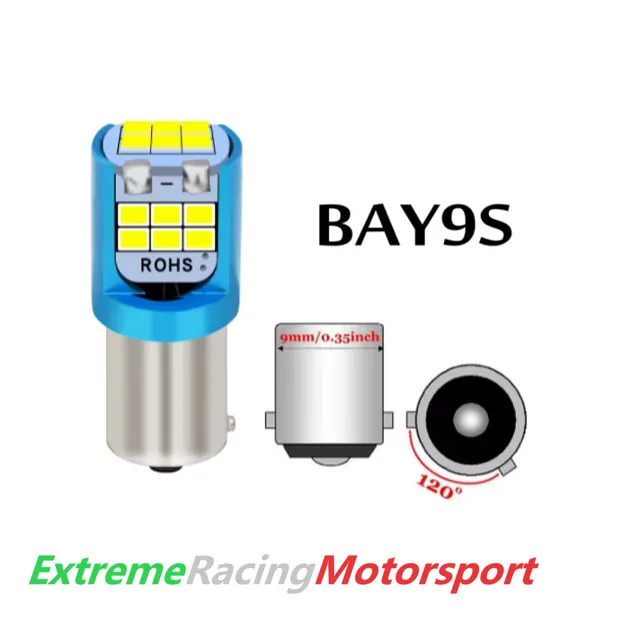 Xtreme Racing Lampadine LED ERM BAY9S H21W retromarcia 1 pezzo bianca