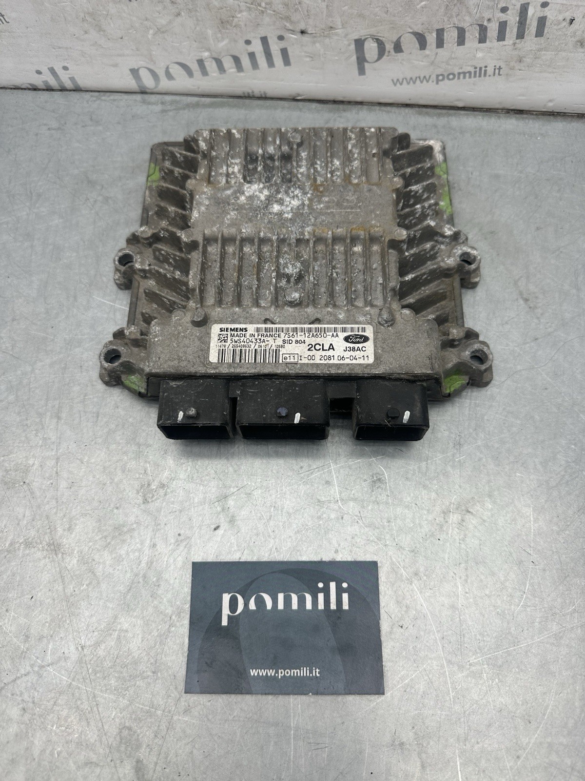 Pomili Centralina motore Ford Fiesta 5 Fusion 7S61-12A650-AA ECU usata