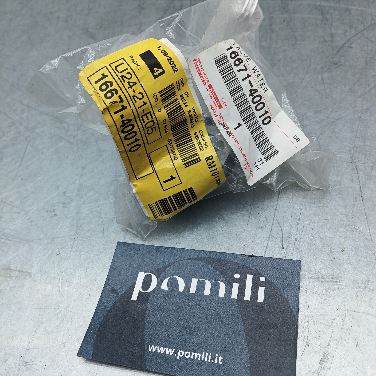 Pomili Climatizzazione Valvola controllo liquido raffreddamento Toyota RAV4 16671-40010 nuova
