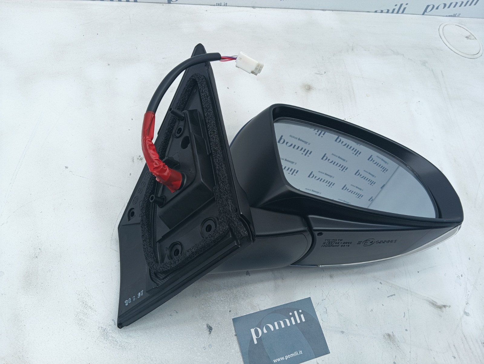 Pomili Cristalli Prius 3ª serie specchietto destro blu metallizzato