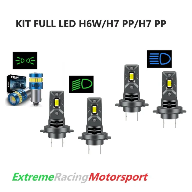 Xtreme Racing Kit Illuminazione LED H6W/H7 PP/H7 PP kit full LED 6000 K