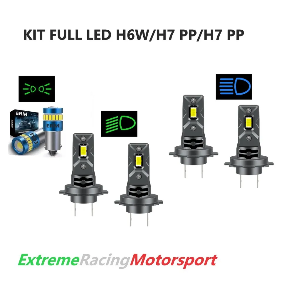 Xtreme Racing Kit Illuminazione LED H6W/H7 PP/H7 PP kit full LED 6000 K