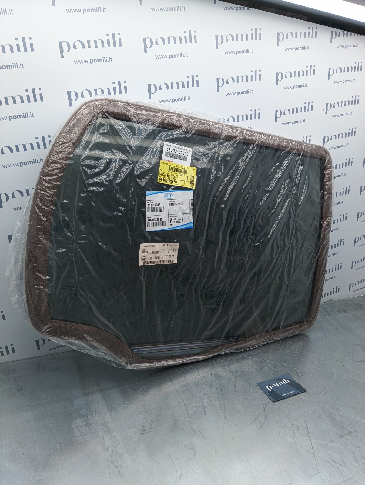 Pomili Cristalli 68103-02370 vetro laterale destro Toyota Auris/Corolla