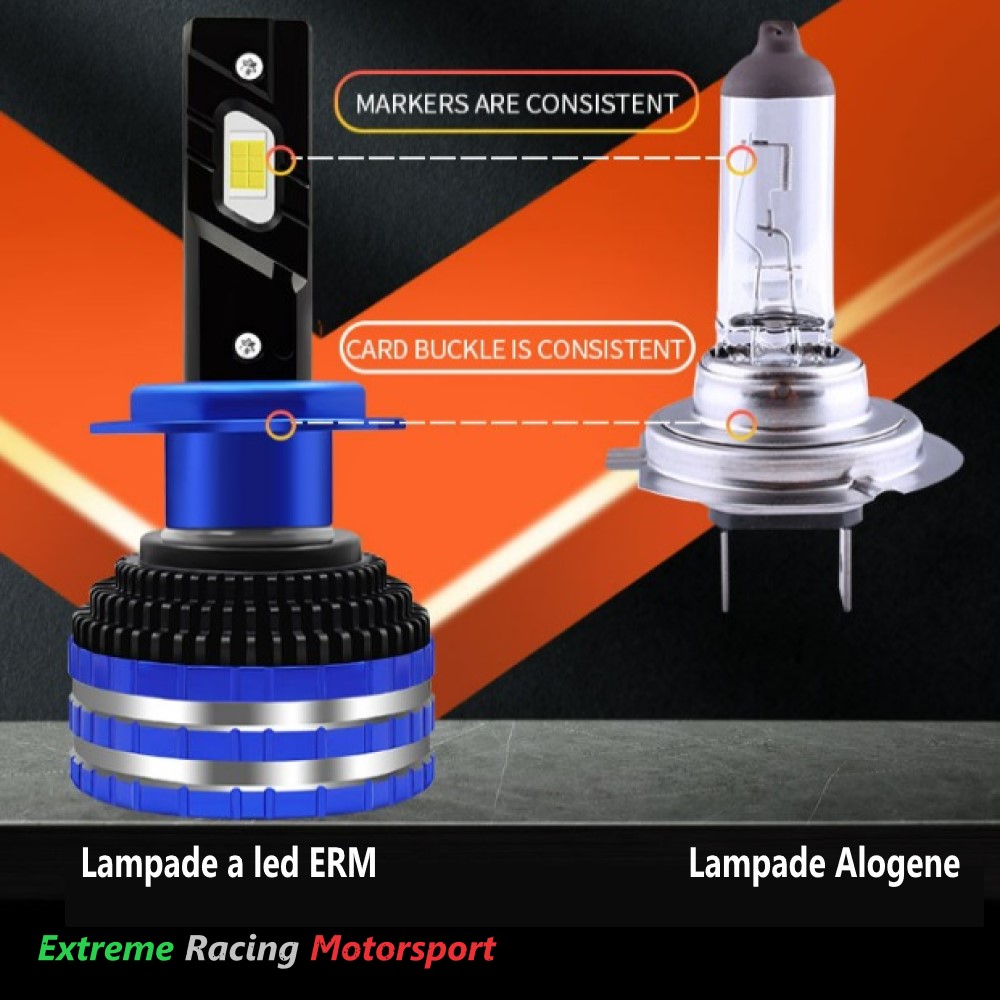 Xtreme Racing Lampadine LED ERM V881 H7 lampadine coppia 6000K