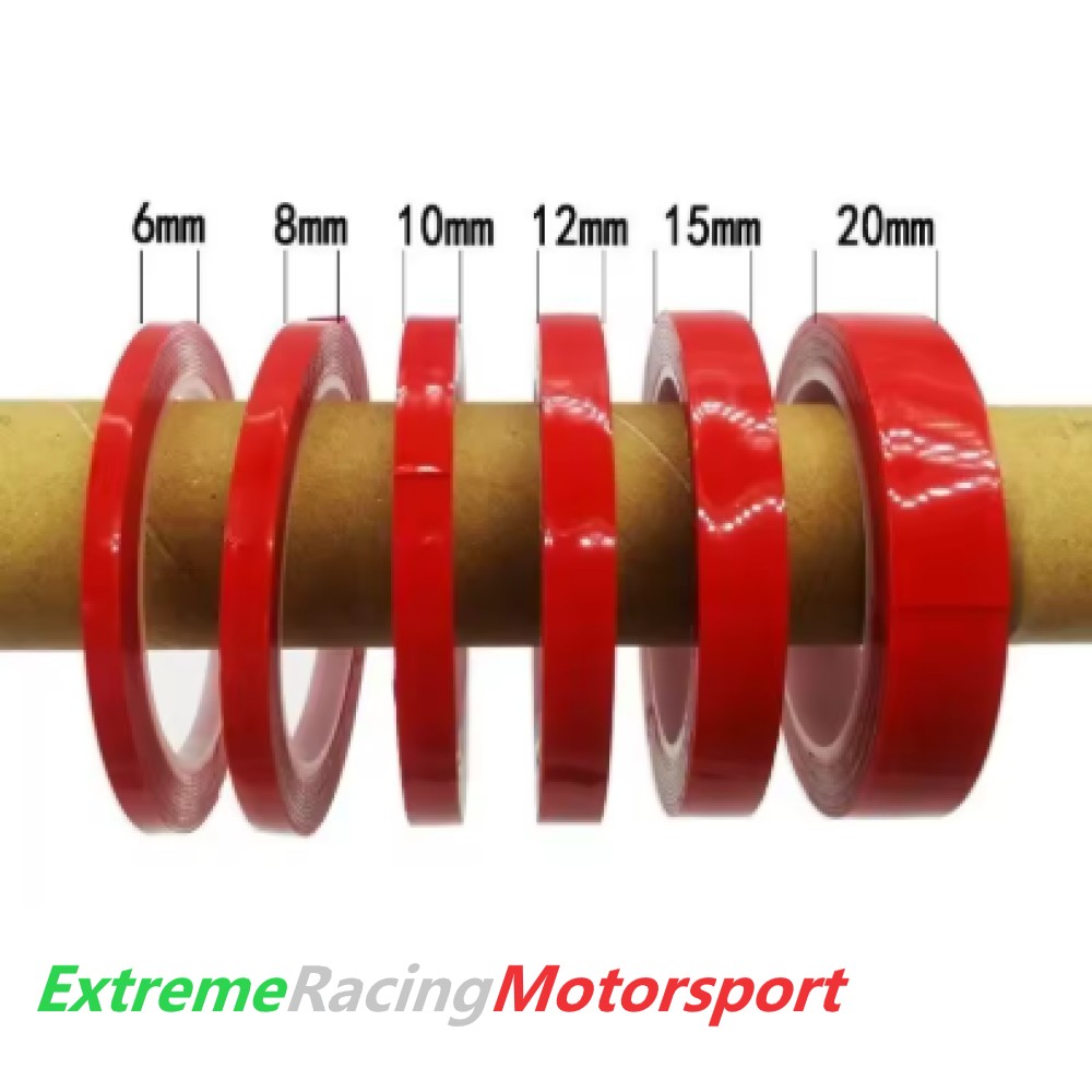 Xtreme Racing Decorazioni Auto e Adesivi Nastro Biadesivo Trasparente 3 m x 10 mm Acrilico