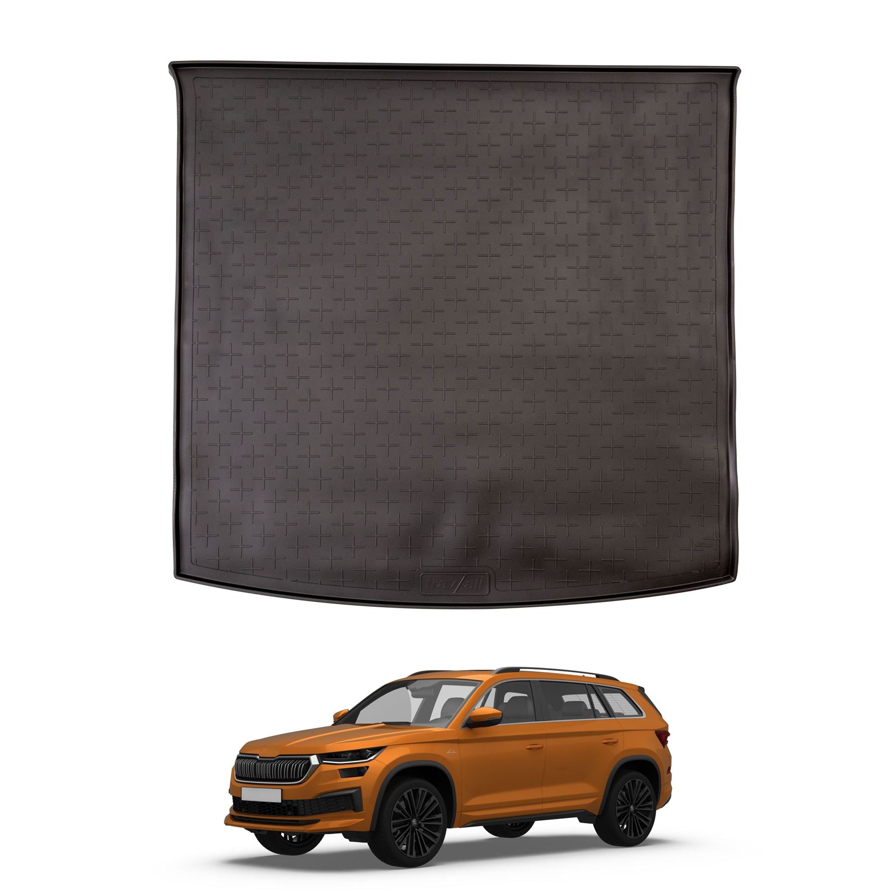 Travall Trunk Liners Skoda Kodiaq vasca bagagliaio 2016-2024 impermeabile