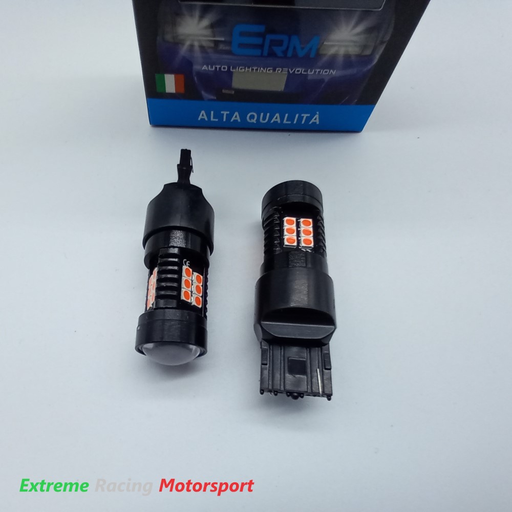 Xtreme Racing Lampadine LED Lampadine Posizione Stop ERM Led T20 7443 Rosso CANBUS